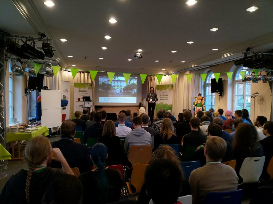 Begrüßung der Teilnehmer